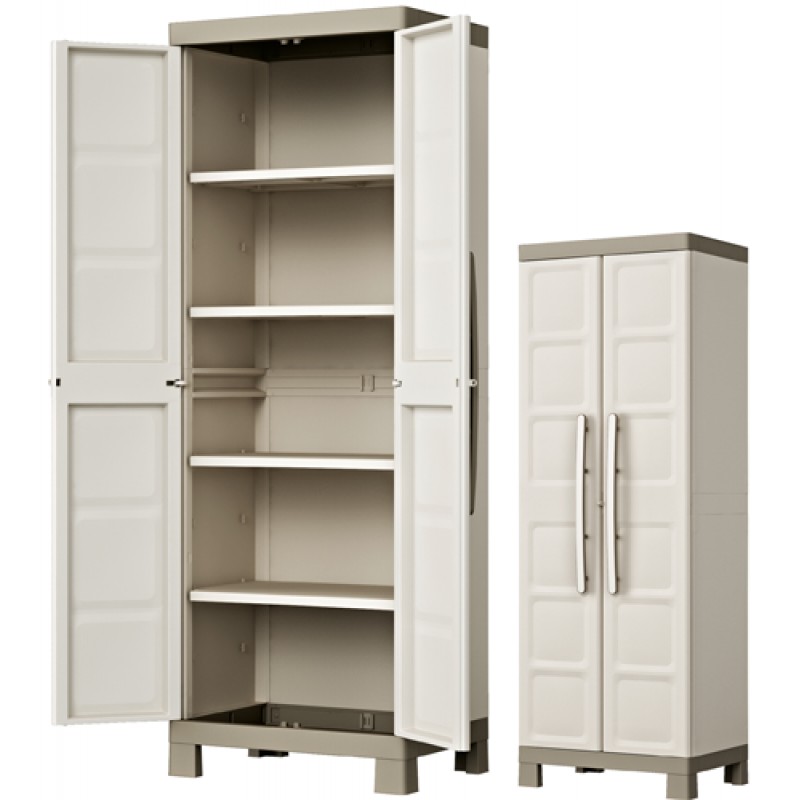 ARMADIO RESINA ALTO EXCELLENCE KETER BEIGE/TORT.L65 P45 H182